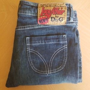 D&G Love Affair very tight low rise skinny size 27